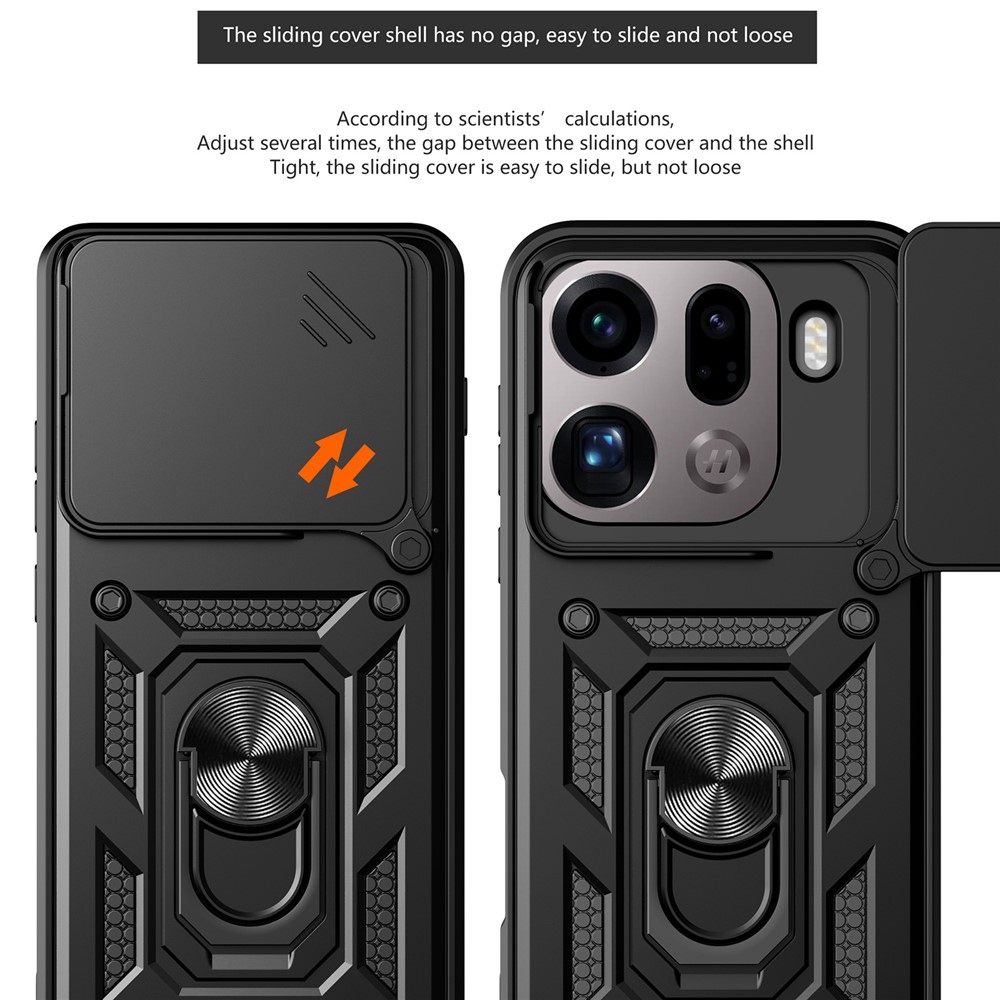 Slide odolný kryt na mobil Oppo Find X9 Pro 5G - černý