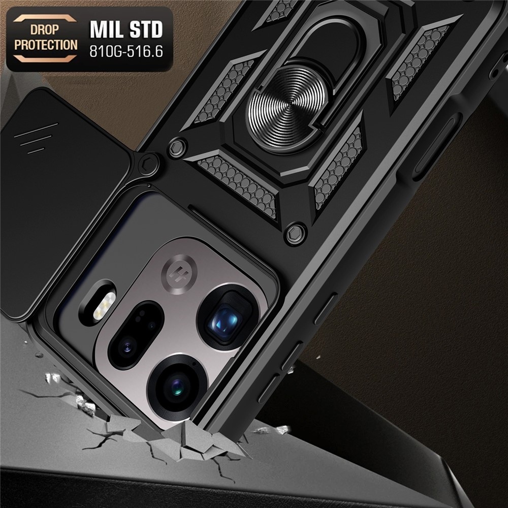 Slide odolný kryt na mobil Oppo Find X9 Pro 5G - černý