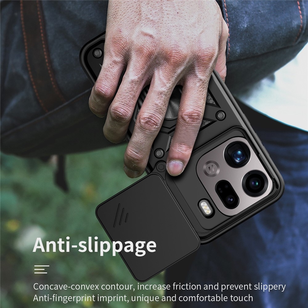 Slide odolný kryt na mobil Oppo Find X9 Pro 5G - černý