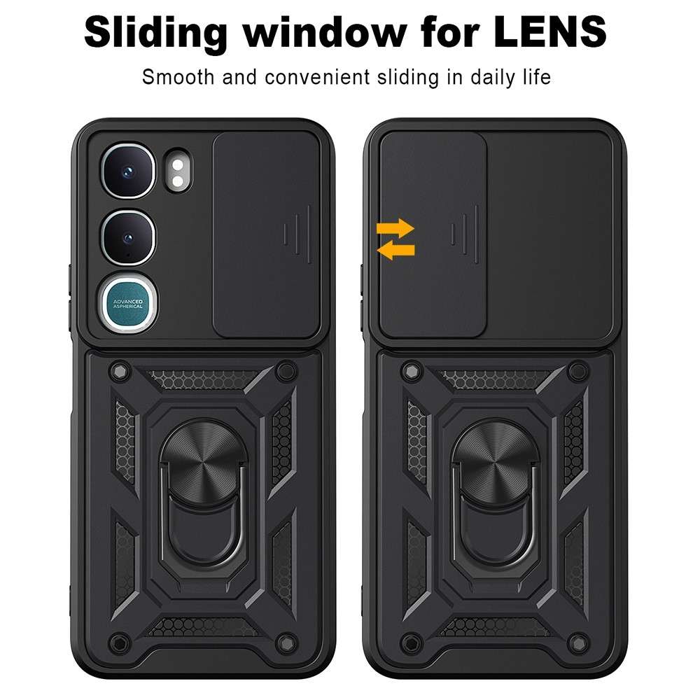 Slide odolný kryt na mobil Vivo Y31 5G - černý