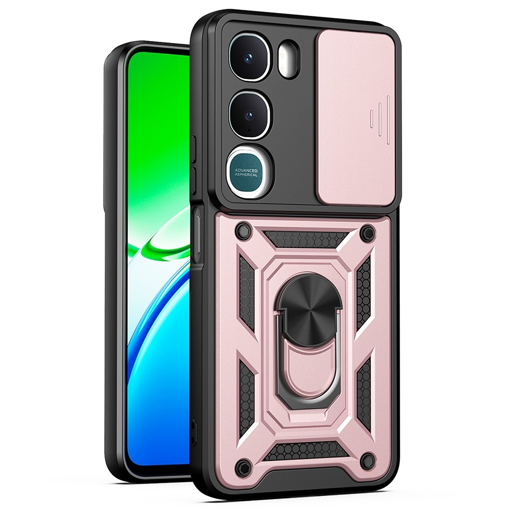 Slide odolný kryt na mobil Vivo Y31 5G - růžovozlatý