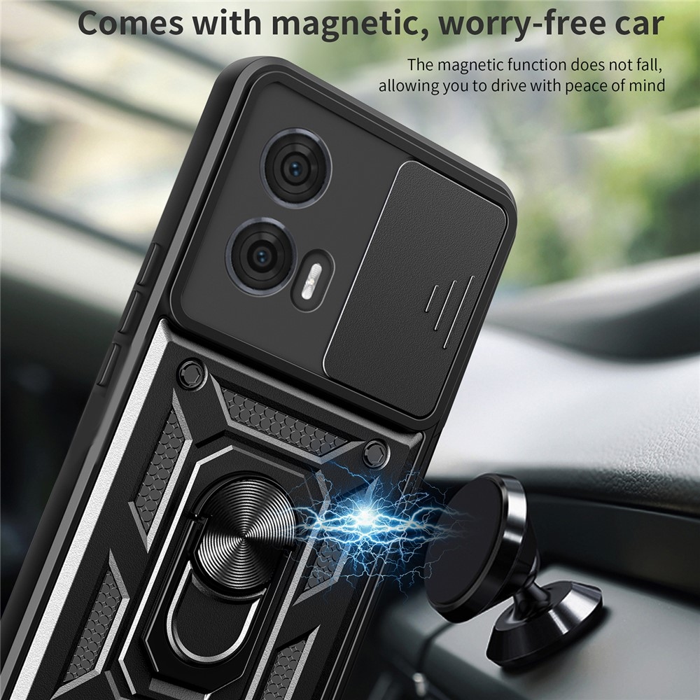 Slide odolný kryt na Motorola Edge 50 Fusion 5G - černý