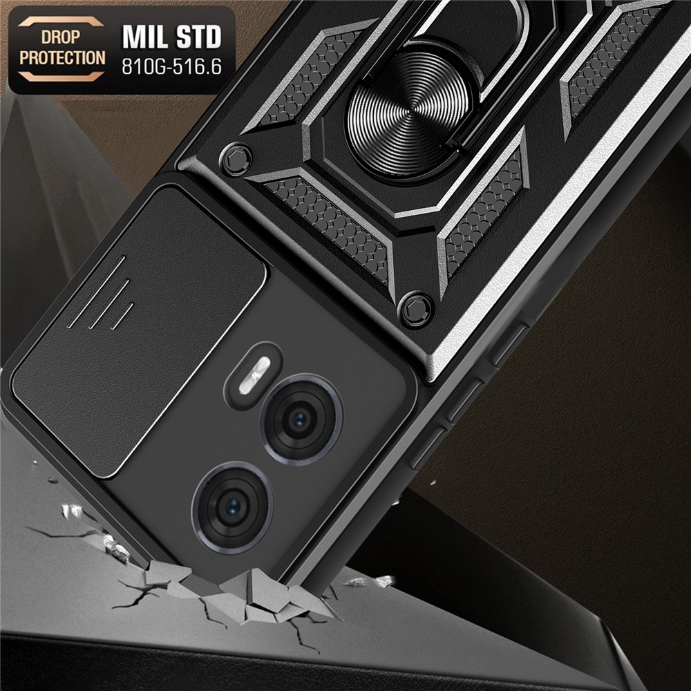 Slide odolný kryt na Motorola Edge 50 Fusion 5G - černý