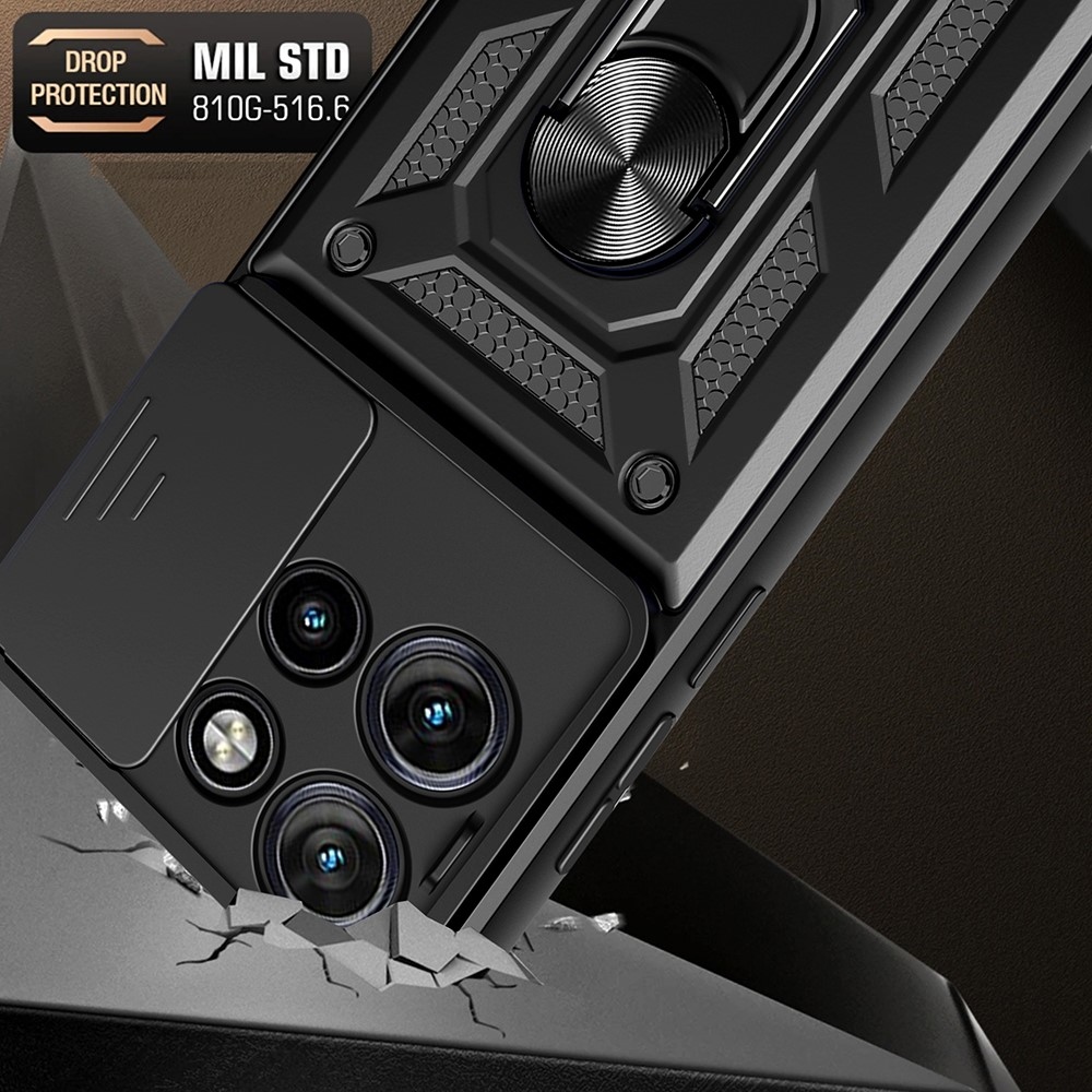 Slide odolný kryt na Motorola Edge 50 Neo 5G - černý