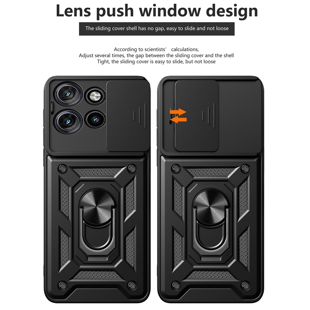 Slide odolný kryt na Motorola Edge 50 Neo 5G - černý