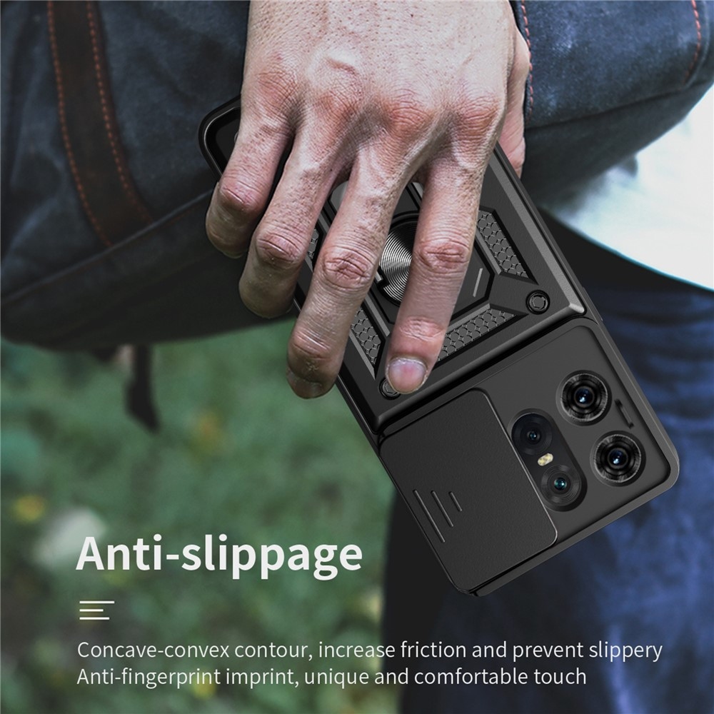 Slide odolný kryt na Motorola Edge 50 Pro 5G - černý