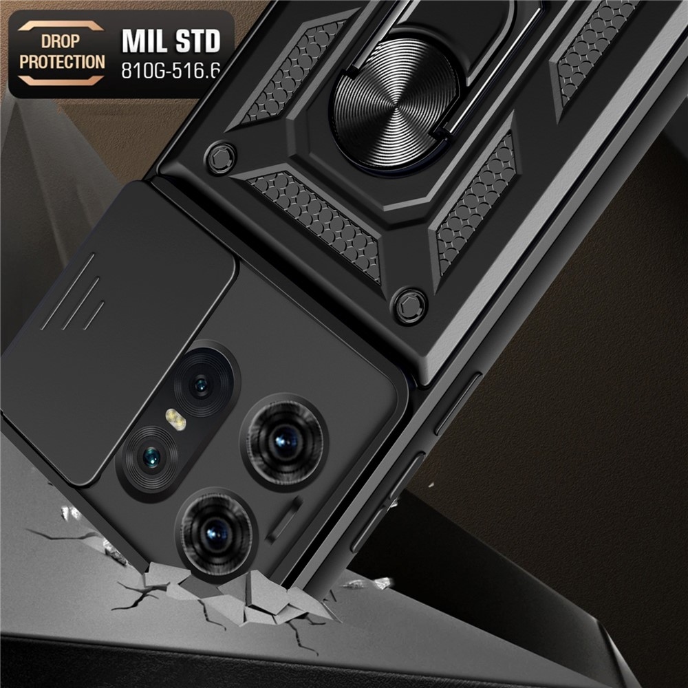 Slide odolný kryt na Motorola Edge 50 Pro 5G - černý