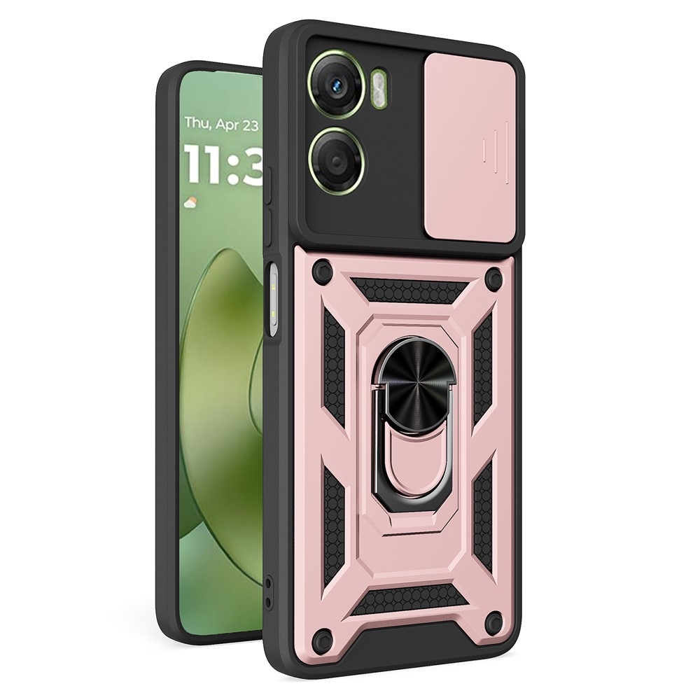 Slide odolný kryt na Motorola Moto G06/G06 Power - růžovozlatý