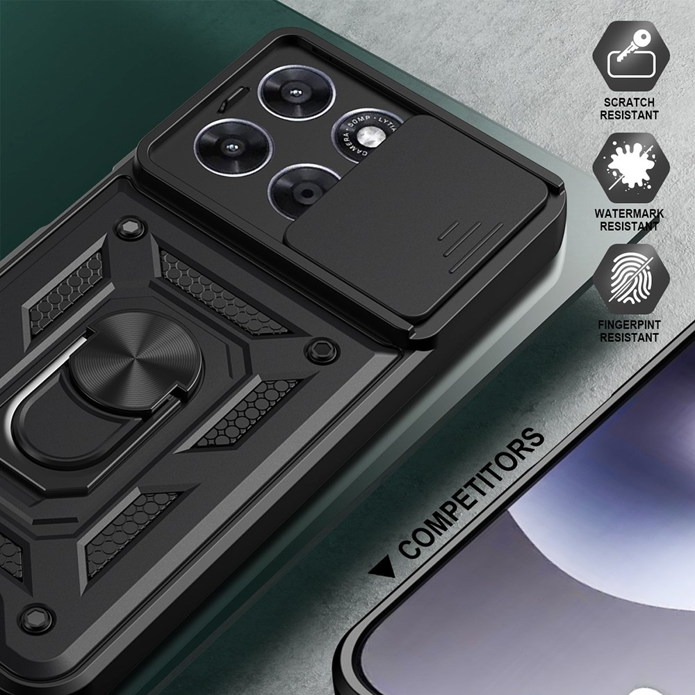 Slide odolný kryt na Motorola Moto G57 Power 5G - černý