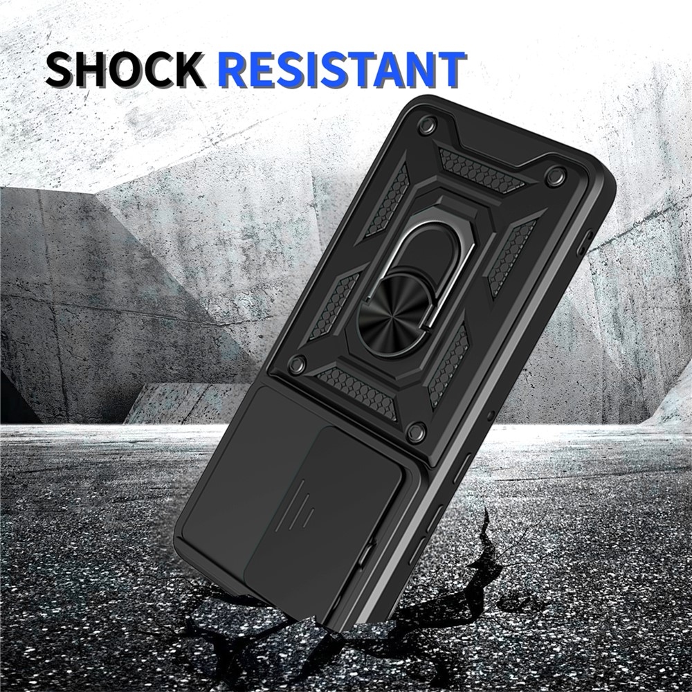 Slide odolný kryt na Motorola Moto G87 5G/G77 5G/G67 5G - černý