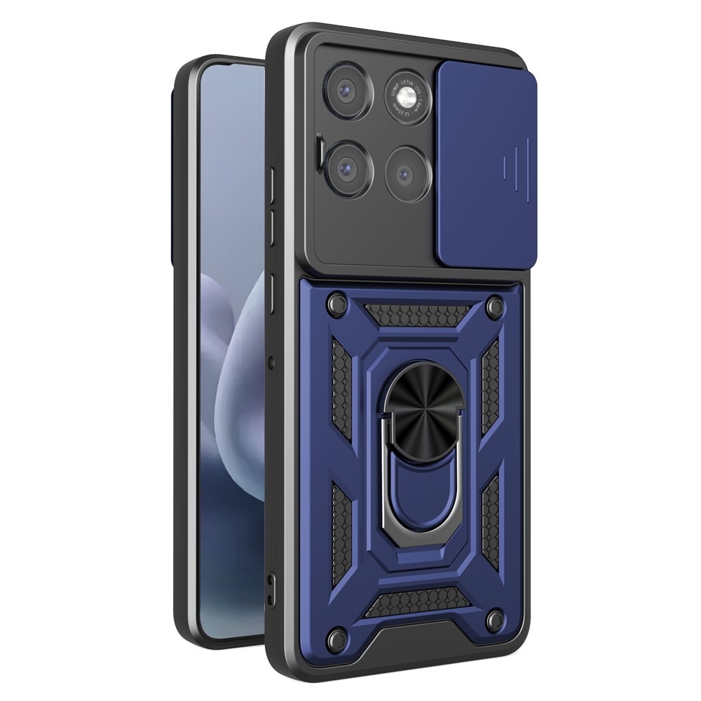 Slide odolný kryt na Motorola Moto G87 5G/G77 5G/G67 5G - modrý