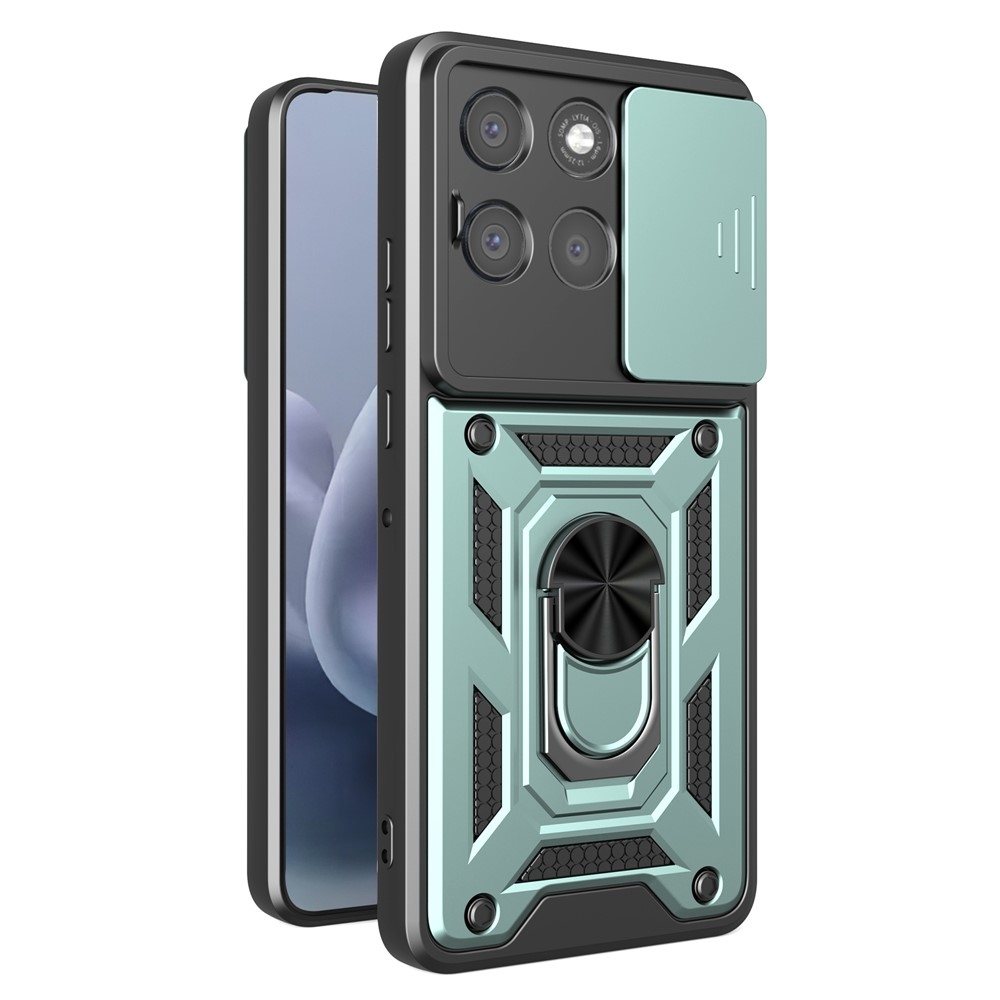 Slide odolný kryt na Motorola Moto G87 5G/G77 5G/G67 5G - zelený