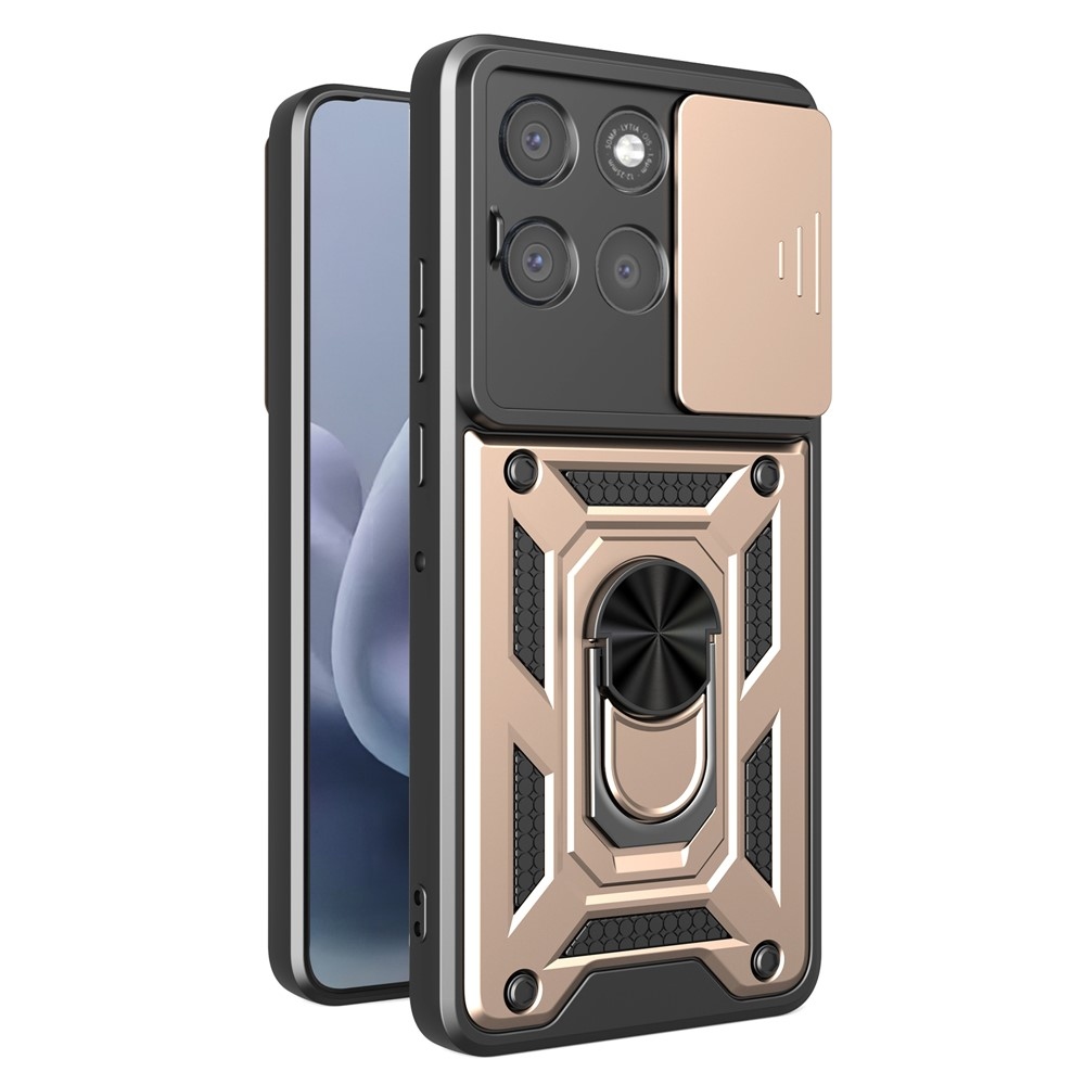 Slide odolný kryt na Motorola Moto G87 5G/G77 5G/G67 5G - zlatý