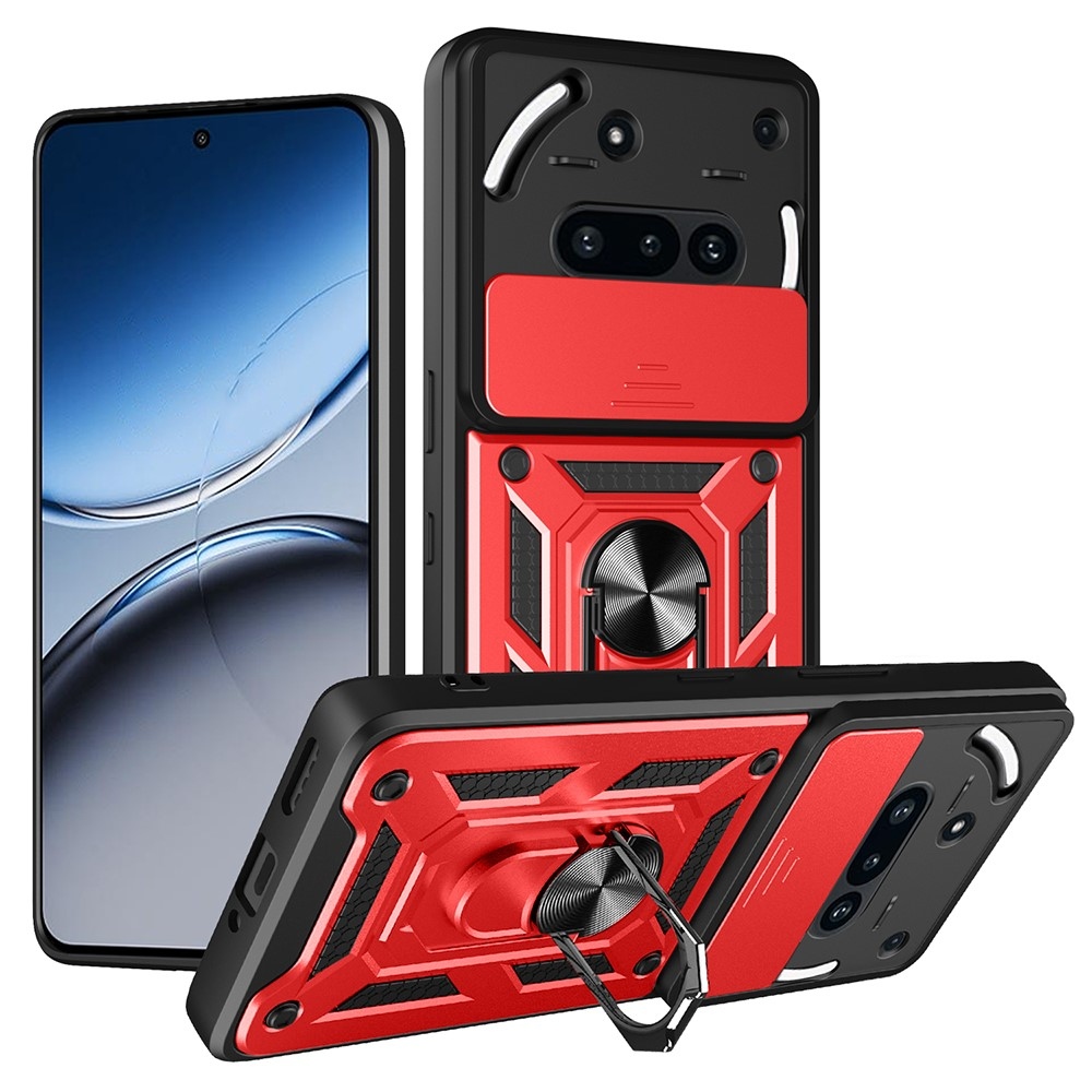 Slide odolný kryt na Nothing Phone (3a) - červený