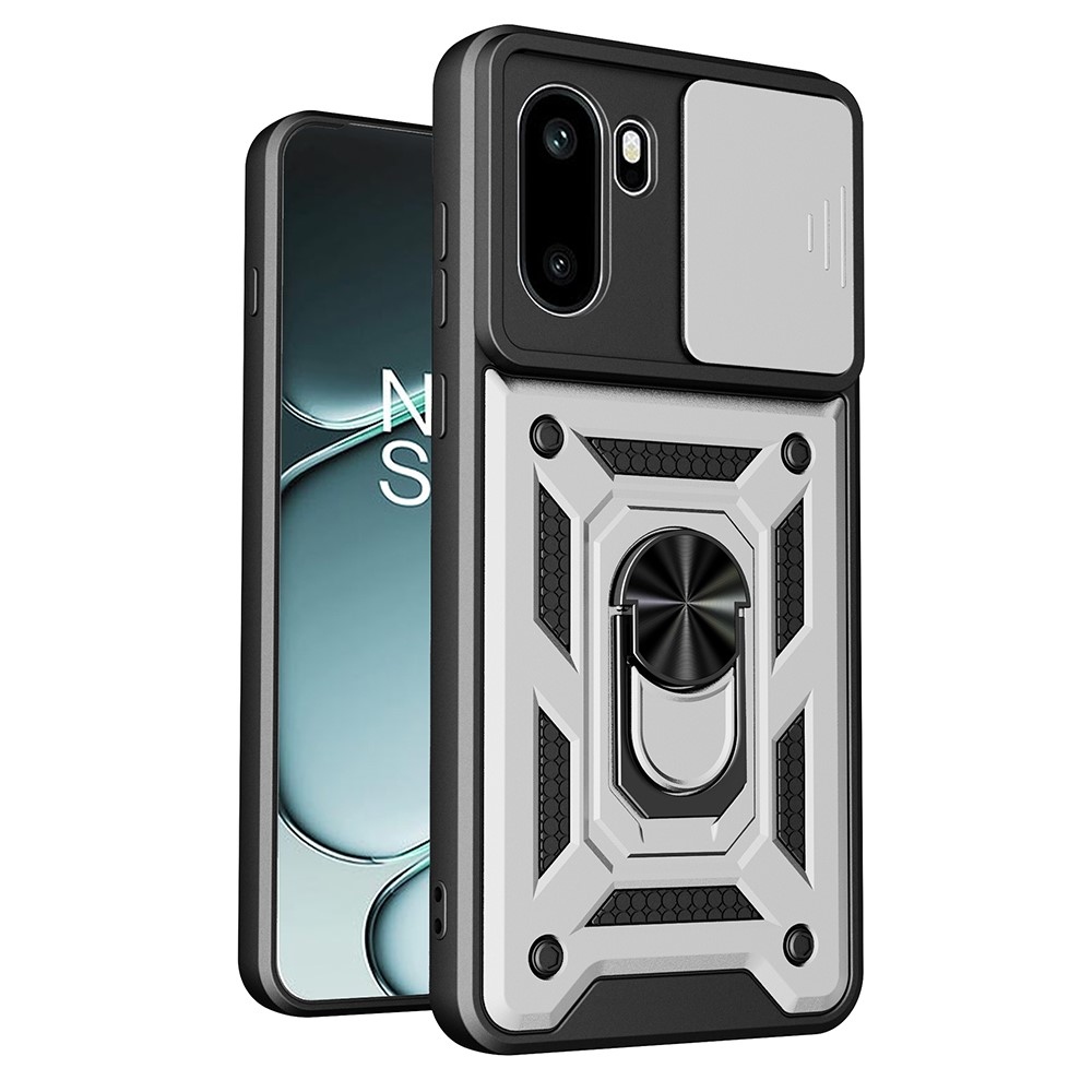 Slide odolný kryt na OnePlus 15R 5G - stříbrný