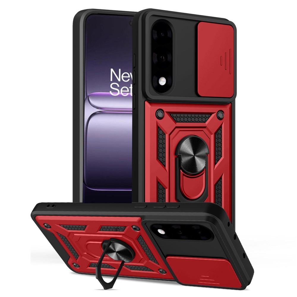 Slide odolný kryt na OnePlus Nord 5 5G - červený