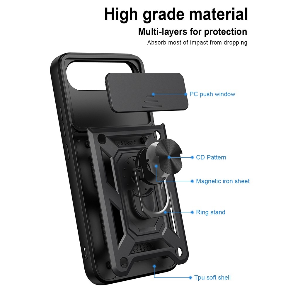 Slide odolný kryt na Realme 16 5G - černý