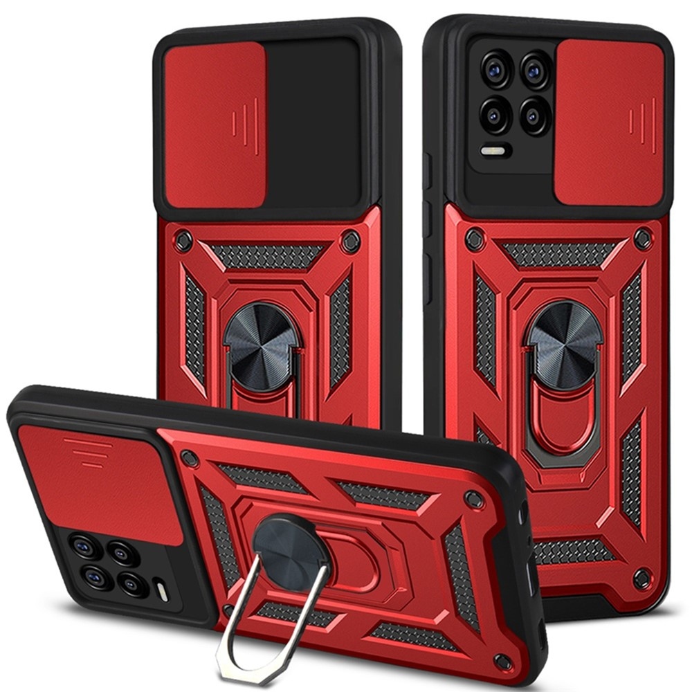 Slide odolný kryt na Realme 8/8 Pro - červený