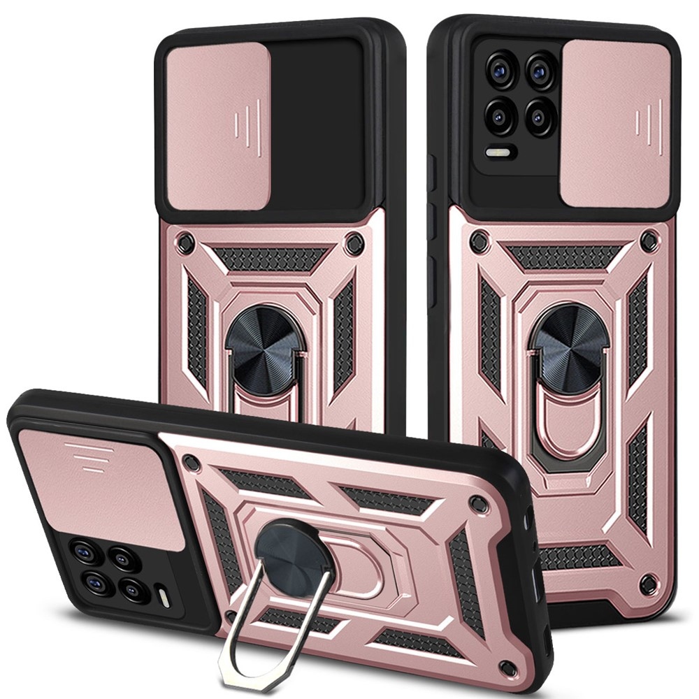 Slide odolný kryt na Realme 8/8 Pro - růžovozlatý