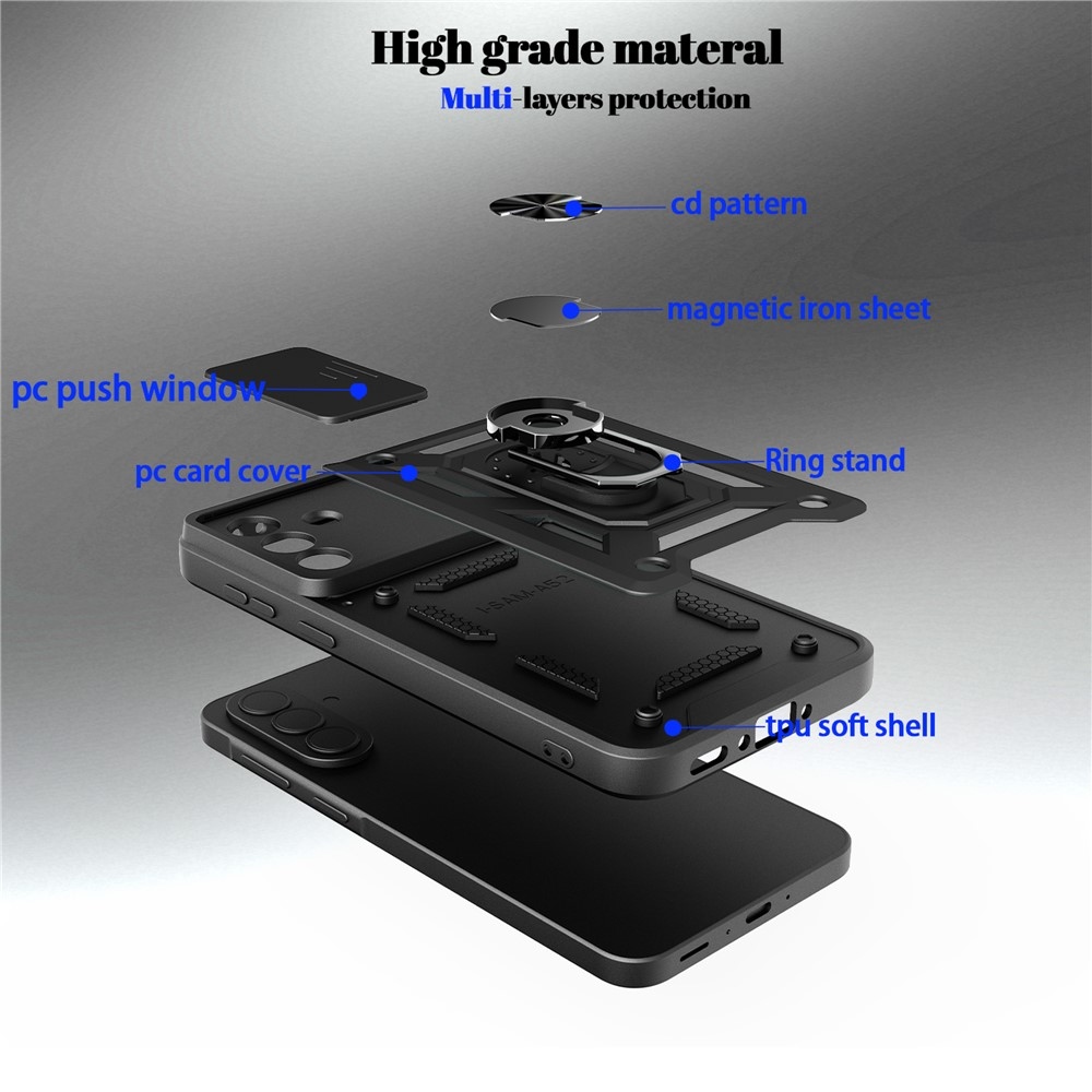 Slide odolný kryt na Samsung Galaxy A27 - černý