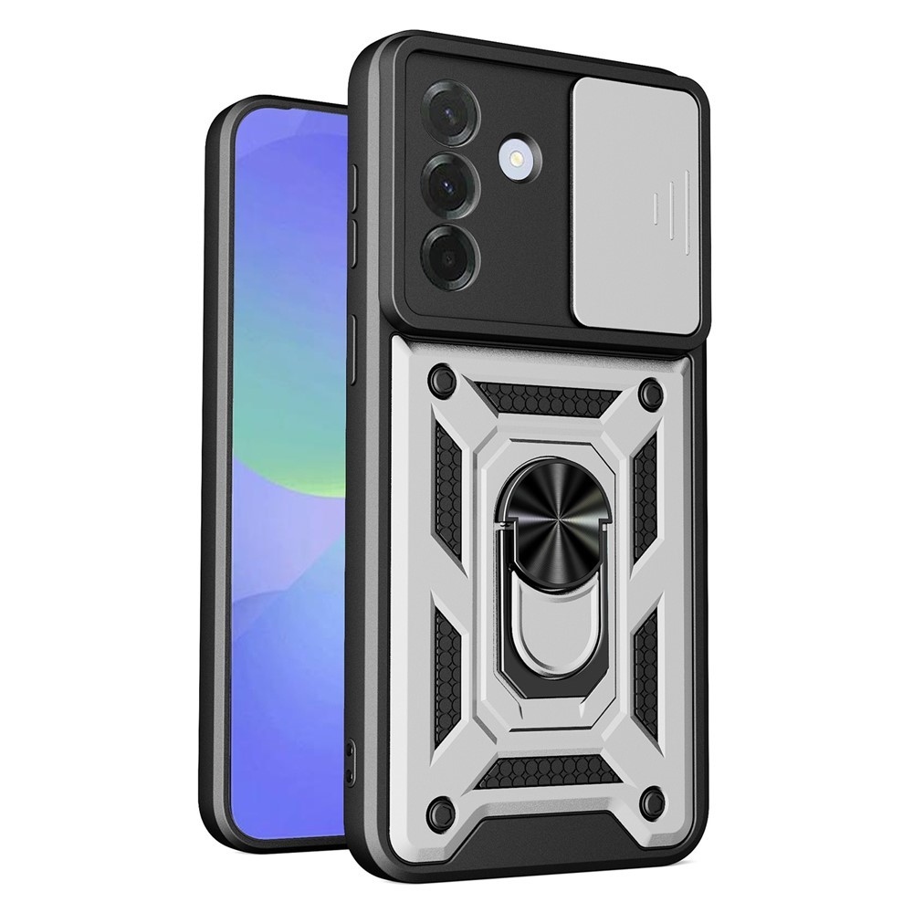 Slide odolný kryt na Samsung Galaxy A27 - stříbrný
