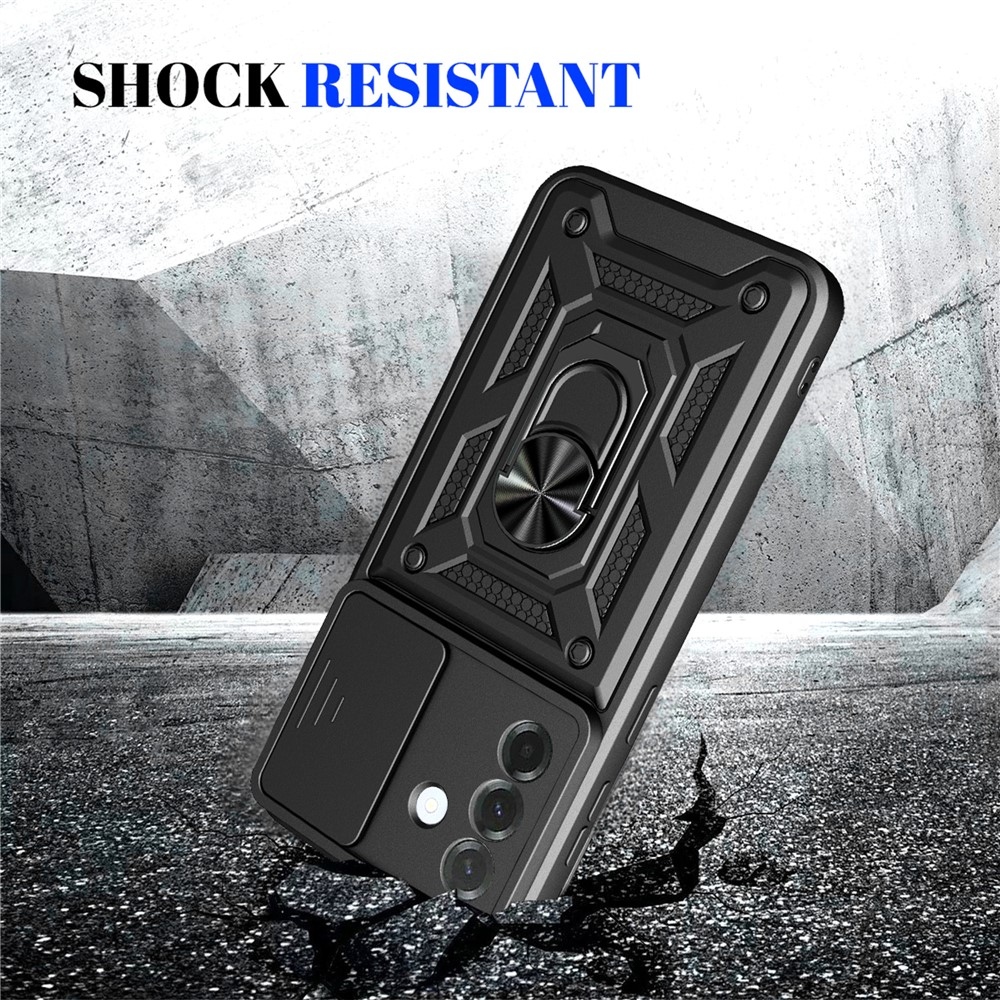 Slide odolný kryt na Samsung Galaxy A37 5G - černý