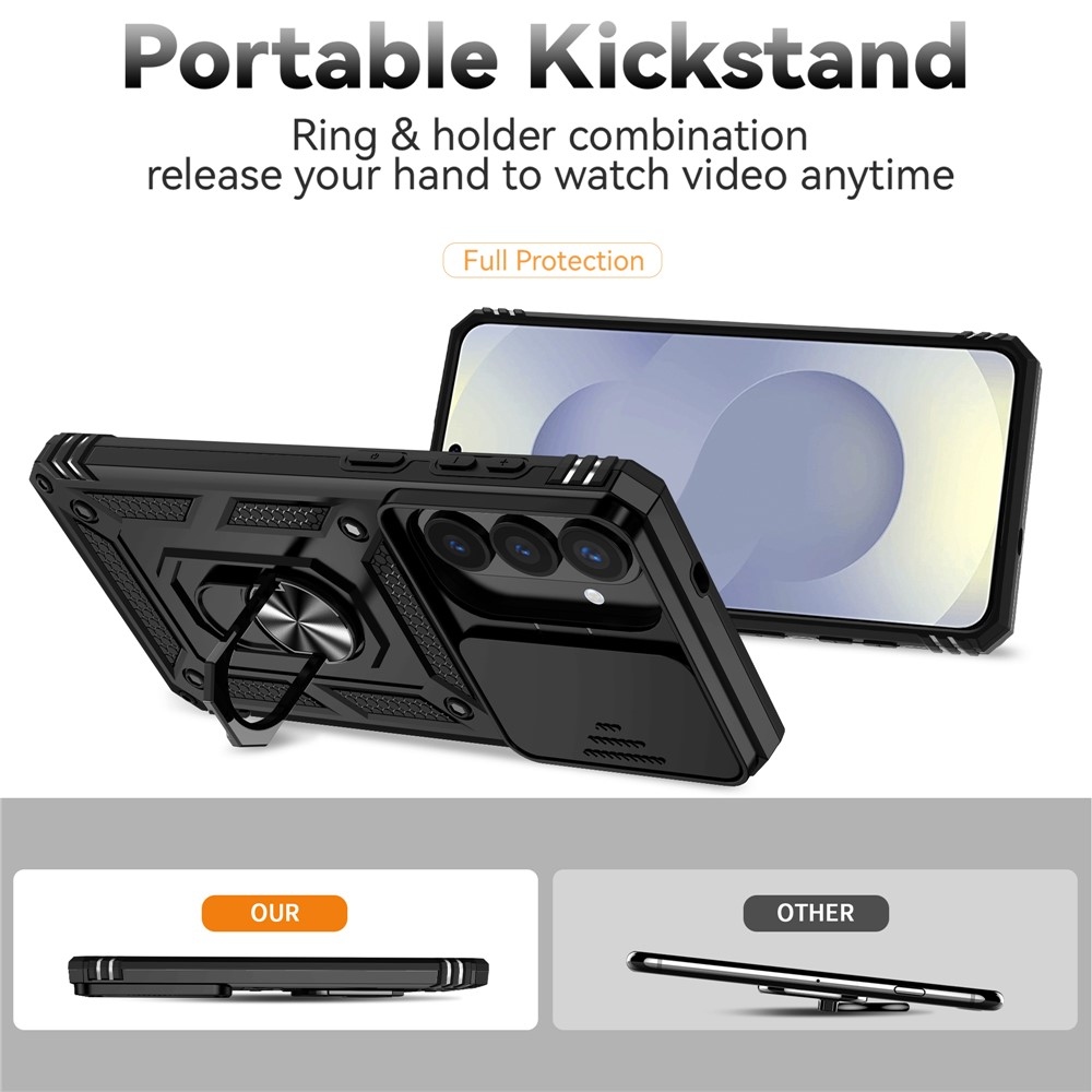 Slide odolný kryt na Samsung Galaxy S26+ - černý