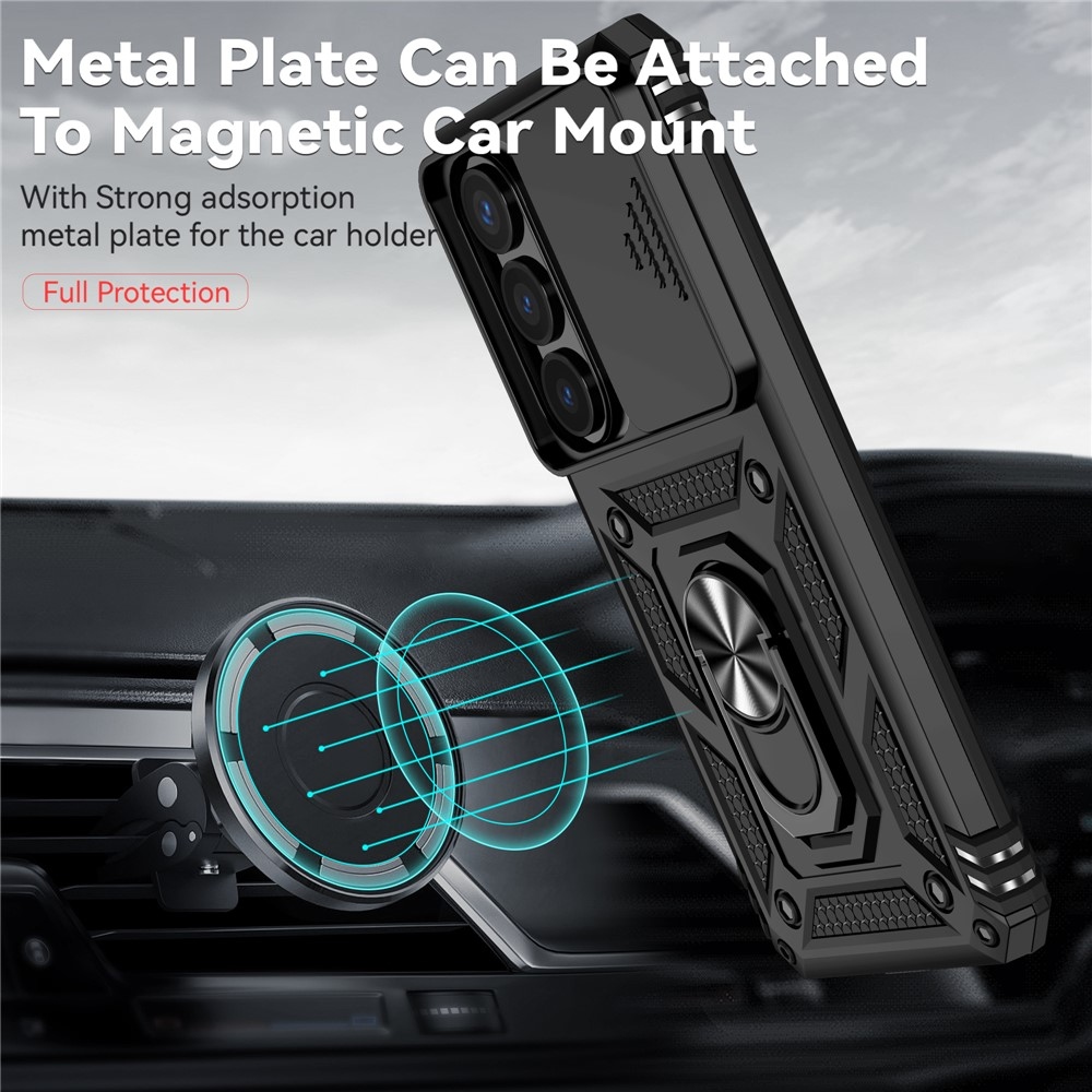 Slide odolný kryt na Samsung Galaxy S26 - černý