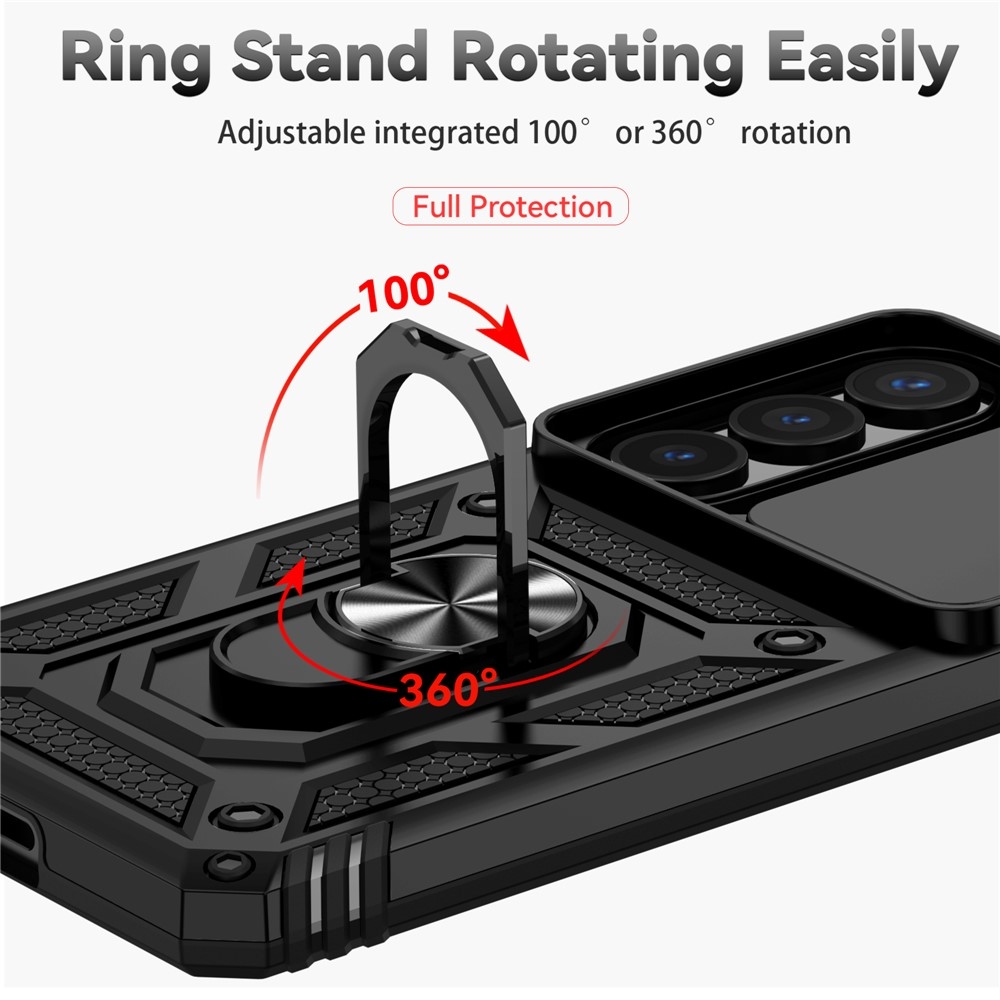 Slide odolný kryt na Samsung Galaxy S26 - černý
