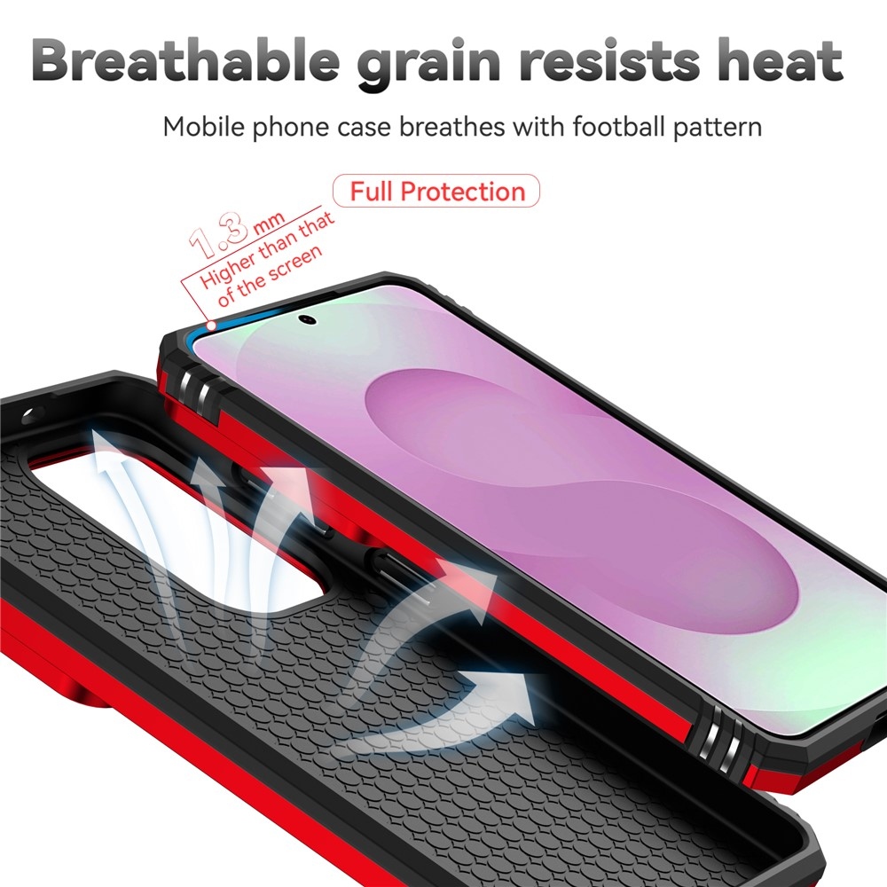 Slide odolný kryt na Samsung Galaxy S26 - červený