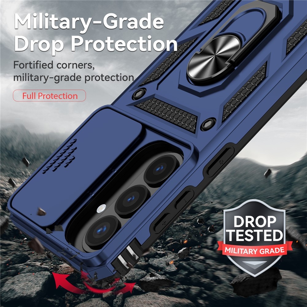 Slide odolný kryt na Samsung Galaxy S26+ - modrý