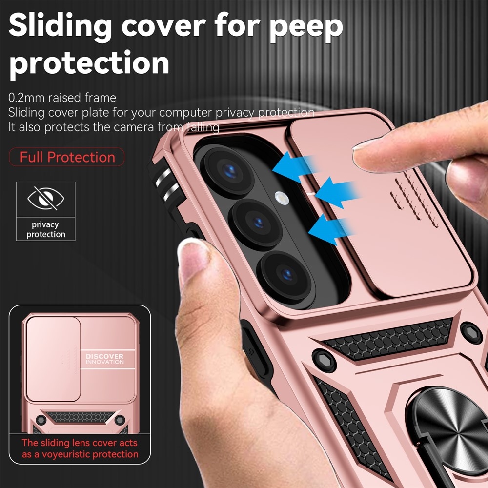 Slide odolný kryt na Samsung Galaxy S26+ - růžovozlatý