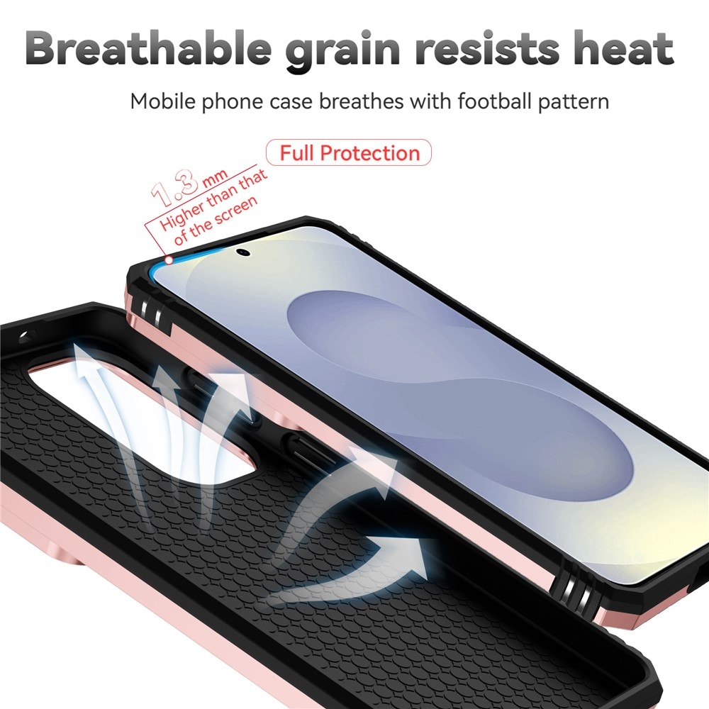 Slide odolný kryt na Samsung Galaxy S26+ - růžovozlatý