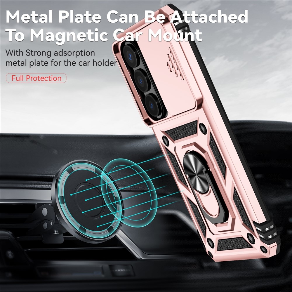 Slide odolný kryt na Samsung Galaxy S26 - růžovozlatý