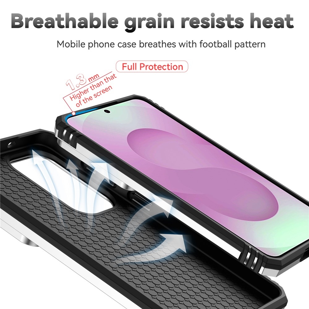 Slide odolný kryt na Samsung Galaxy S26 - stříbrný