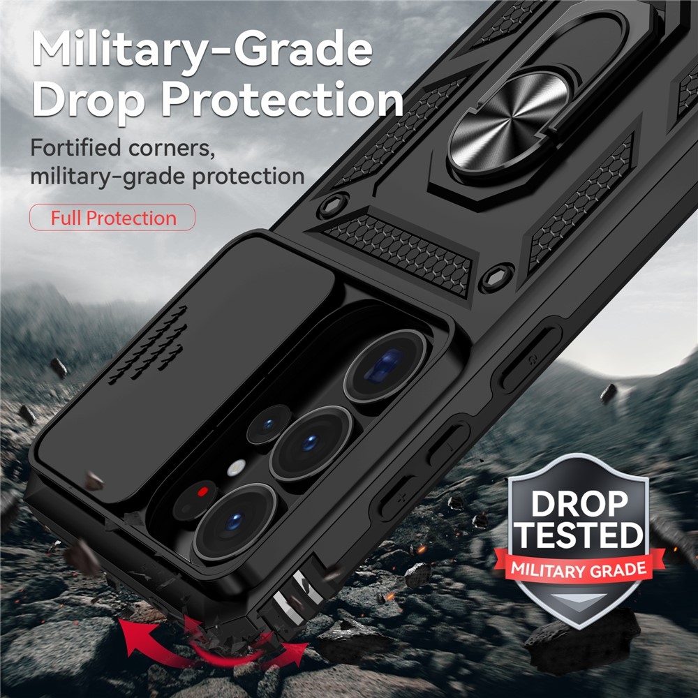 Slide odolný kryt na Samsung Galaxy S26 Ultra - černý