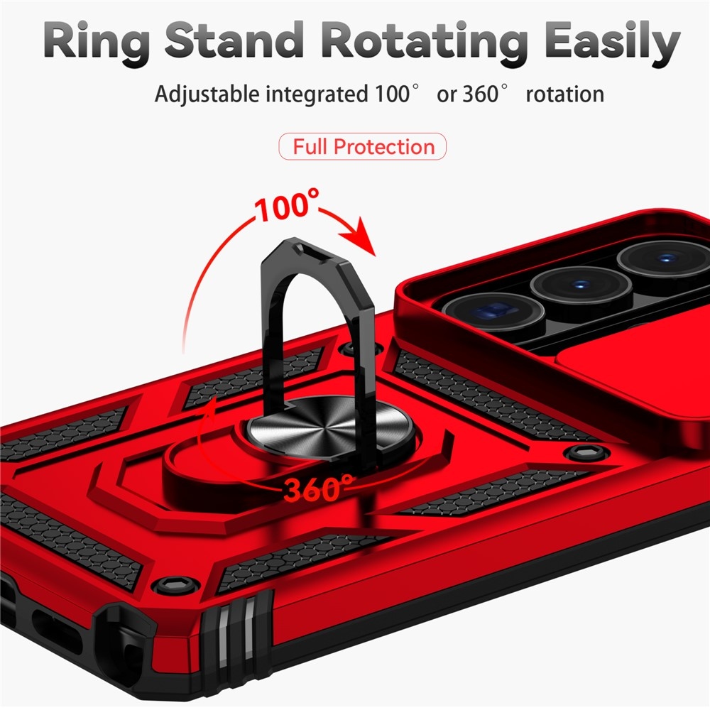 Slide odolný kryt na Samsung Galaxy S26 Ultra - červený