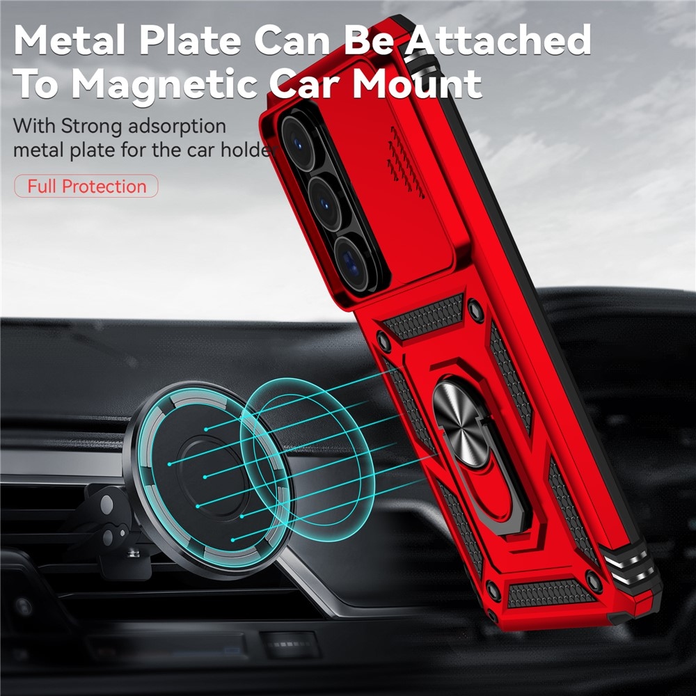 Slide odolný kryt na Samsung Galaxy S26 Ultra - červený