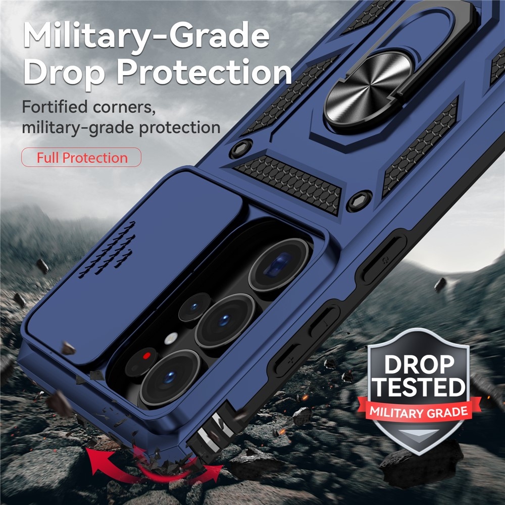 Slide odolný kryt na Samsung Galaxy S26 Ultra - modrý