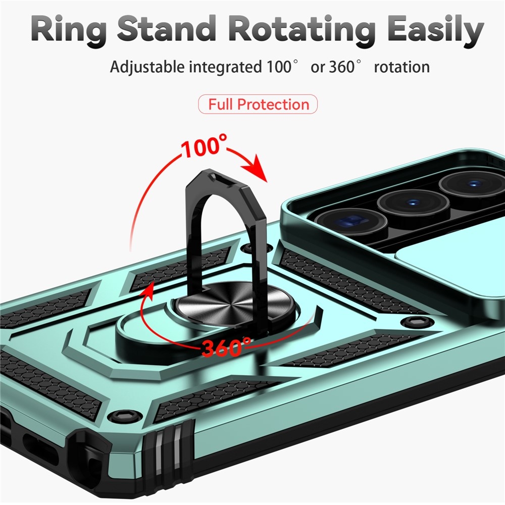 Slide odolný kryt na Samsung Galaxy S26 Ultra - zelený