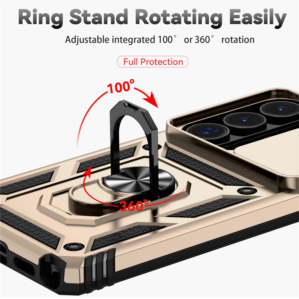 Slide odolný kryt na Samsung Galaxy S26 Ultra - zlatý