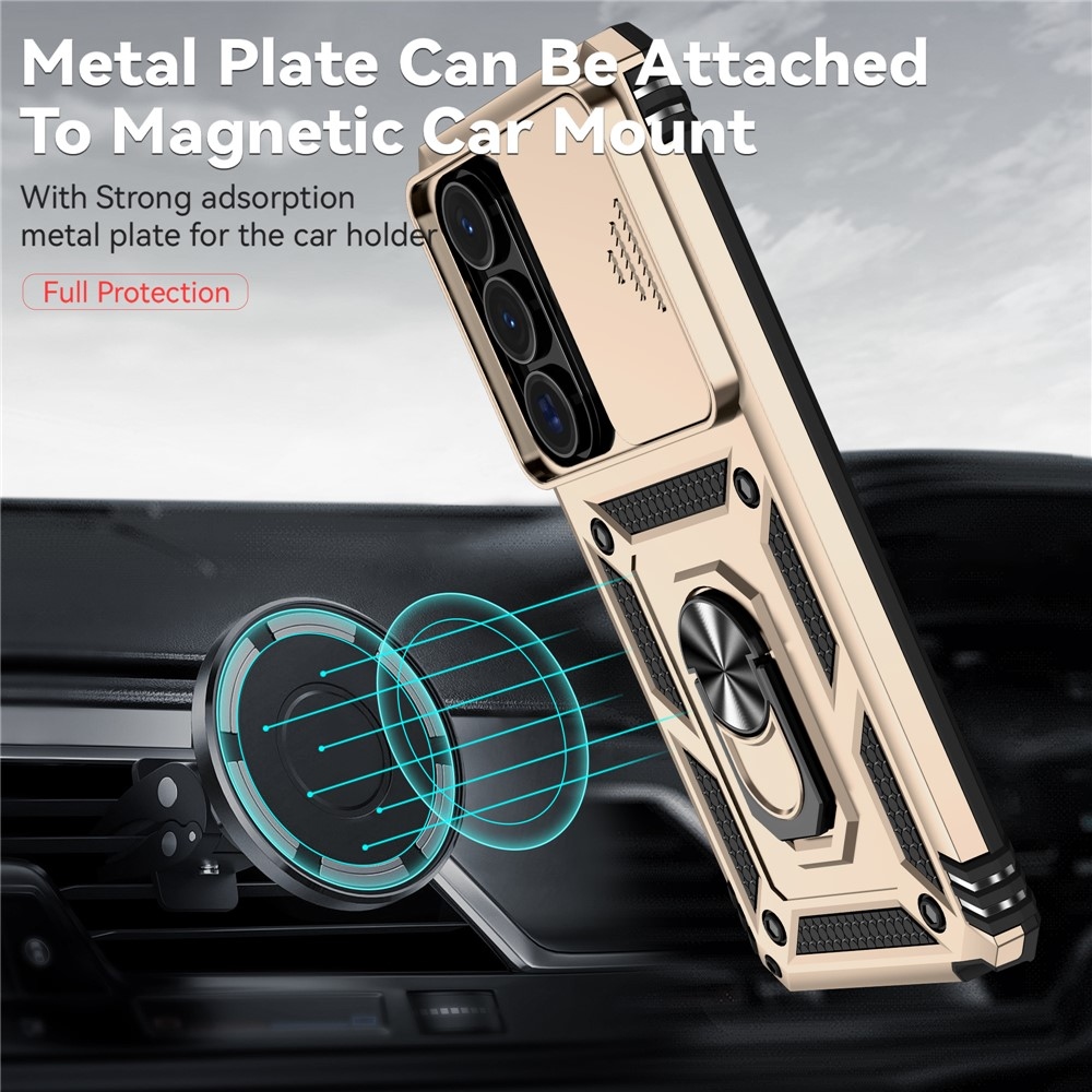 Slide odolný kryt na Samsung Galaxy S26 Ultra - zlatý