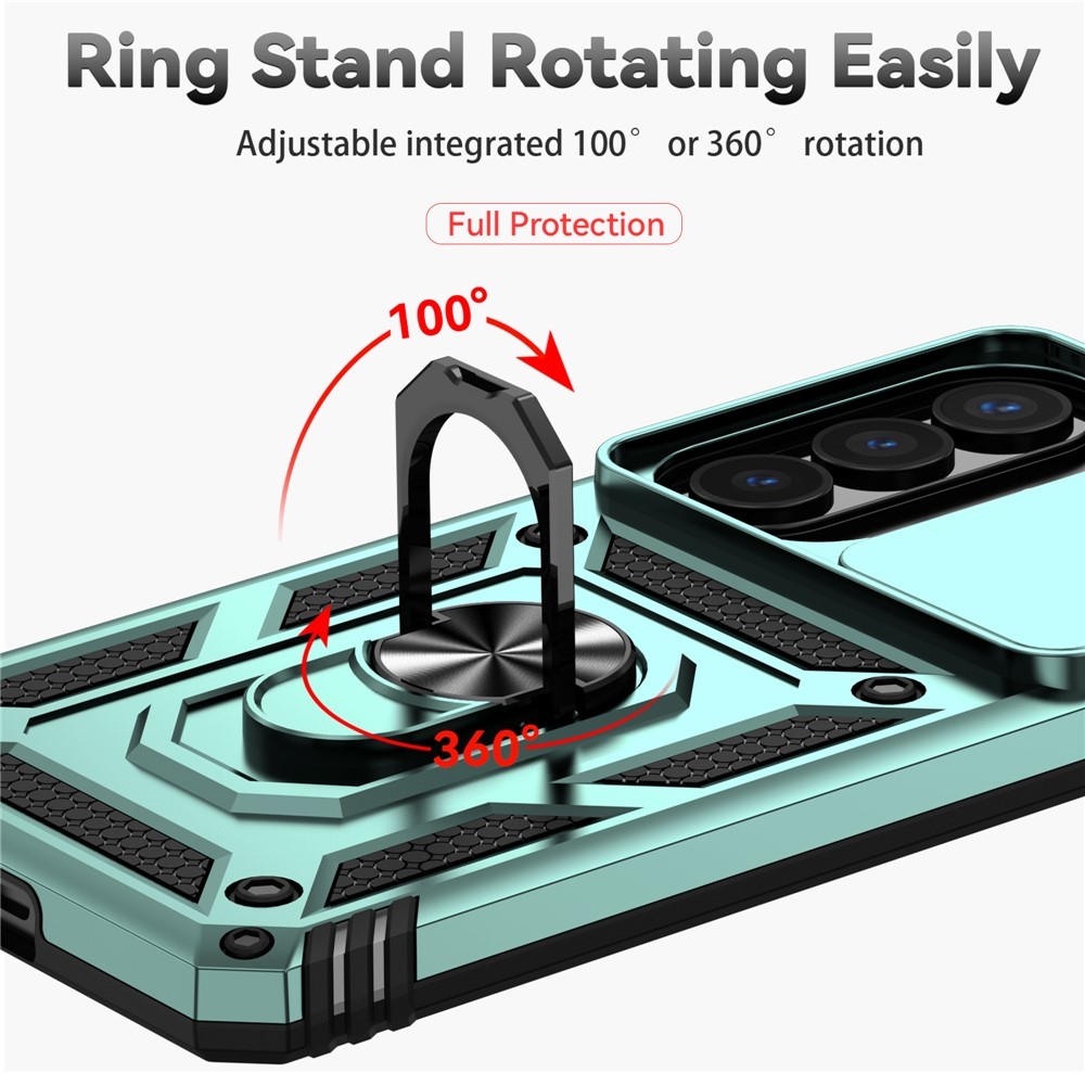 Slide odolný kryt na Samsung Galaxy S26+ - zelený