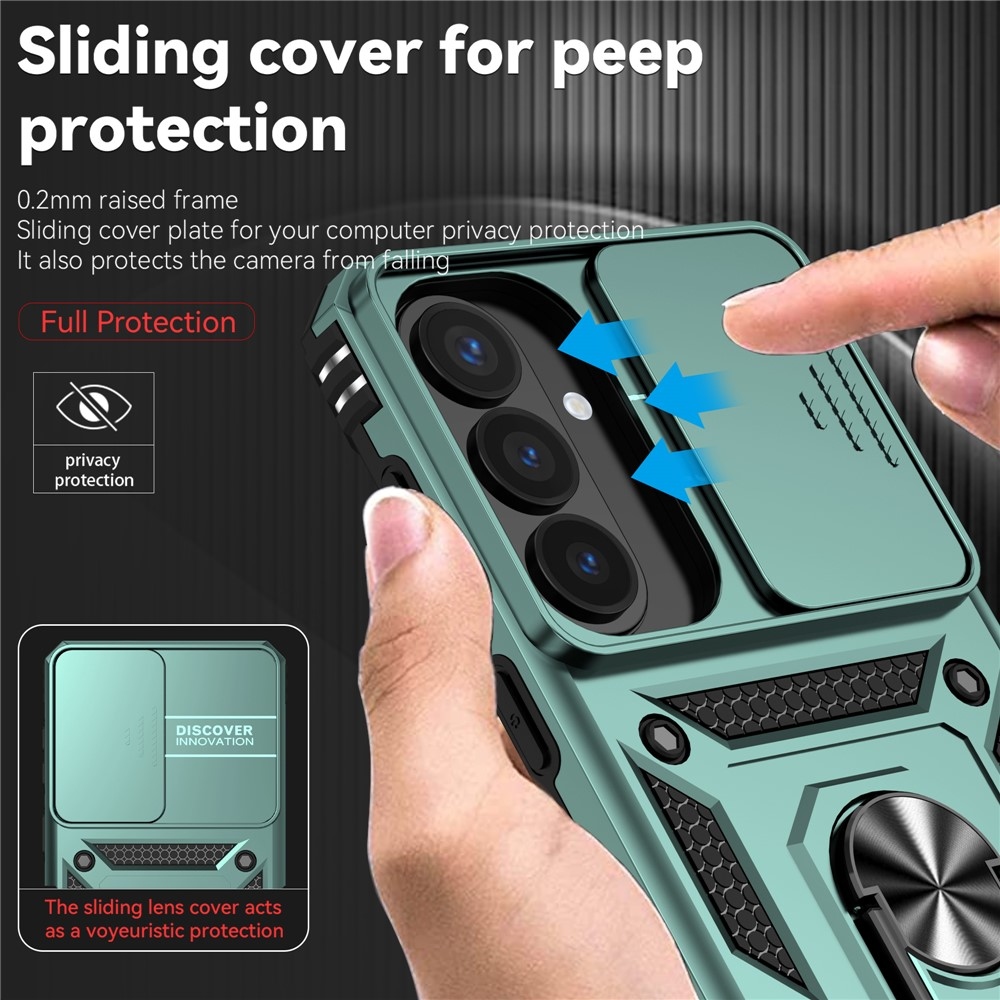 Slide odolný kryt na Samsung Galaxy S26+ - zelený