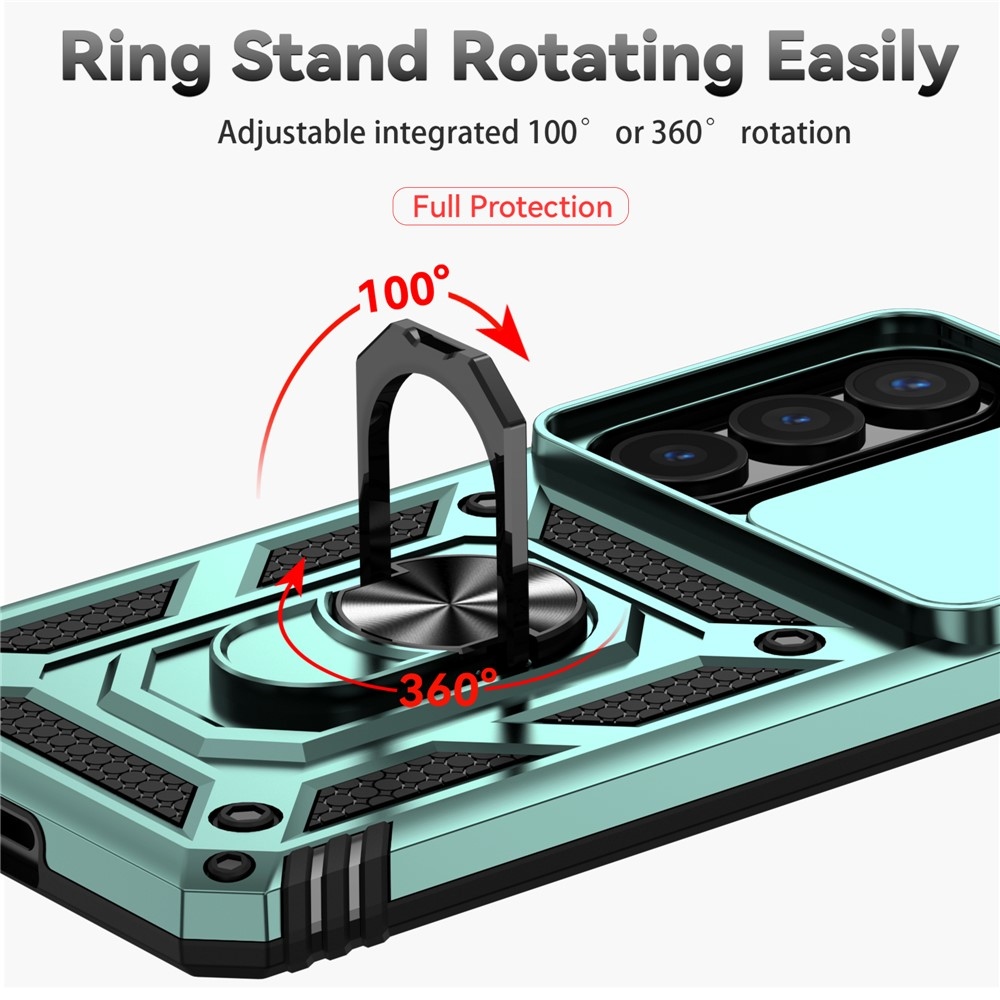 Slide odolný kryt na Samsung Galaxy S26 - zelený