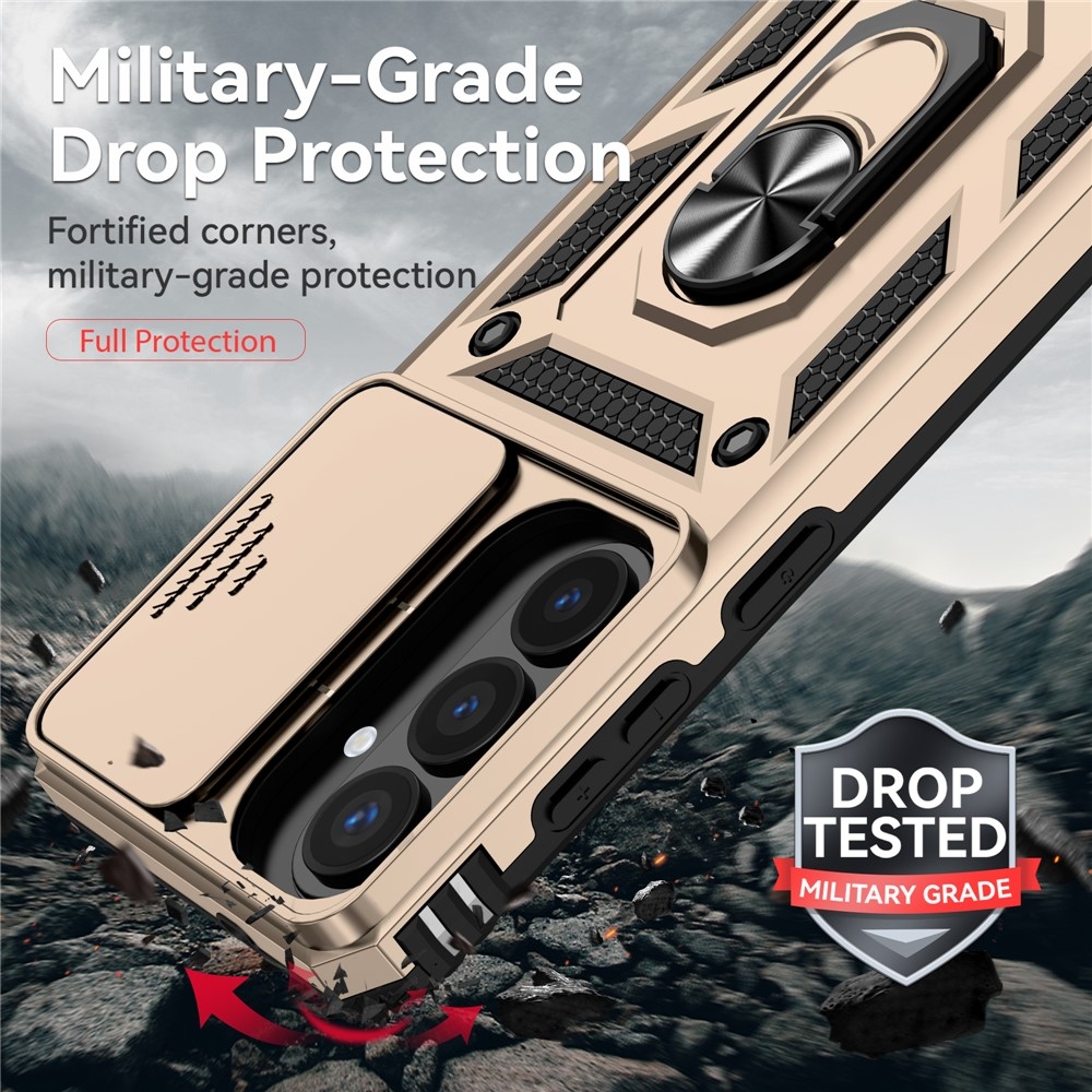 Slide odolný kryt na Samsung Galaxy S26+ - zlatý