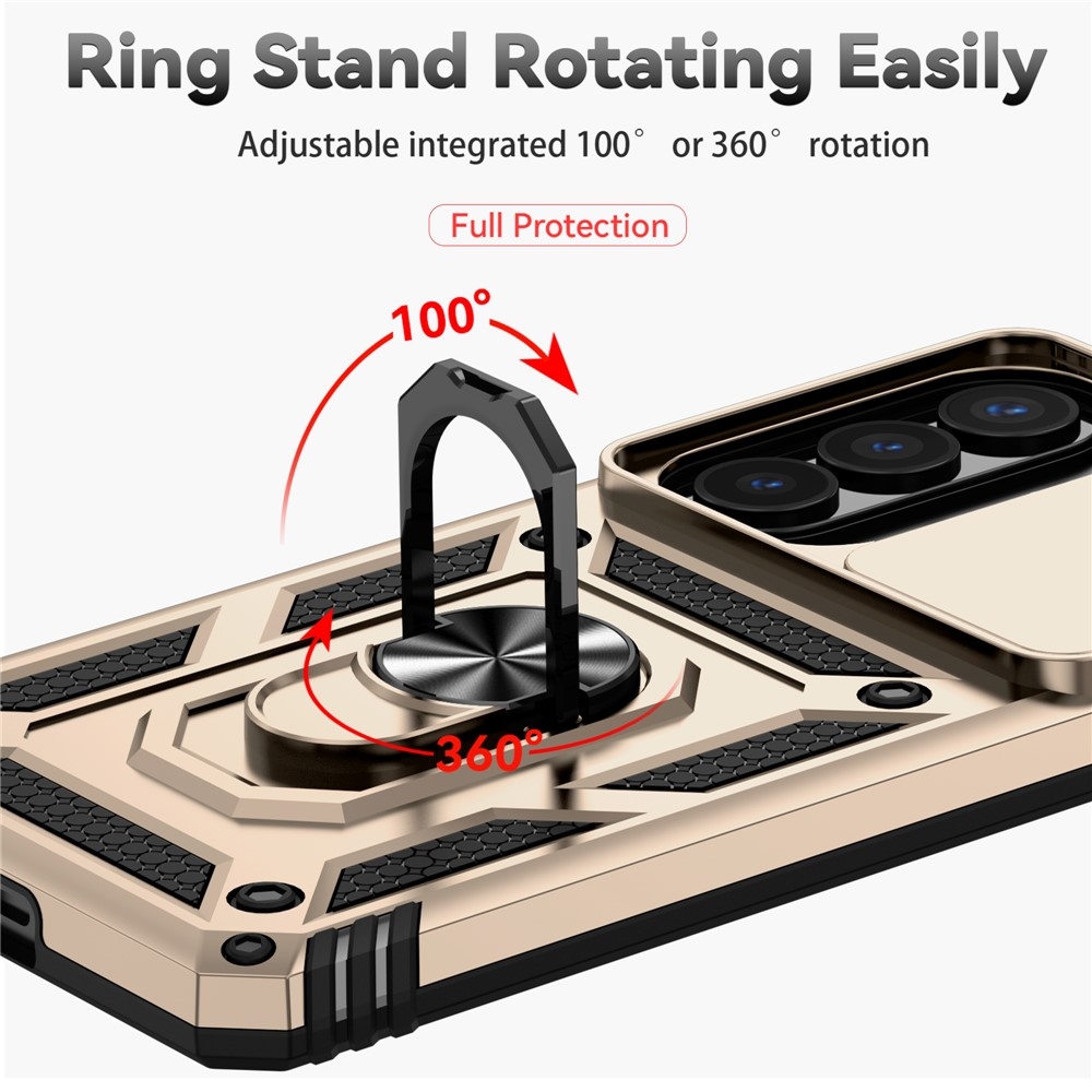 Slide odolný kryt na Samsung Galaxy S26+ - zlatý