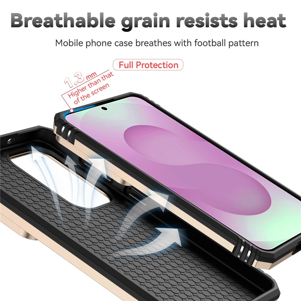 Slide odolný kryt na Samsung Galaxy S26 - zlatý