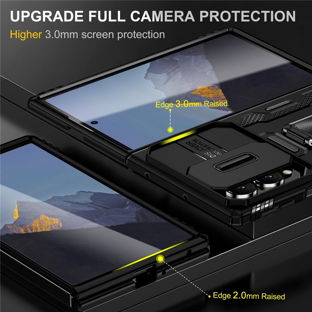 Slide odolný kryt na Samsung Galaxy Z Fold8 5G - černý