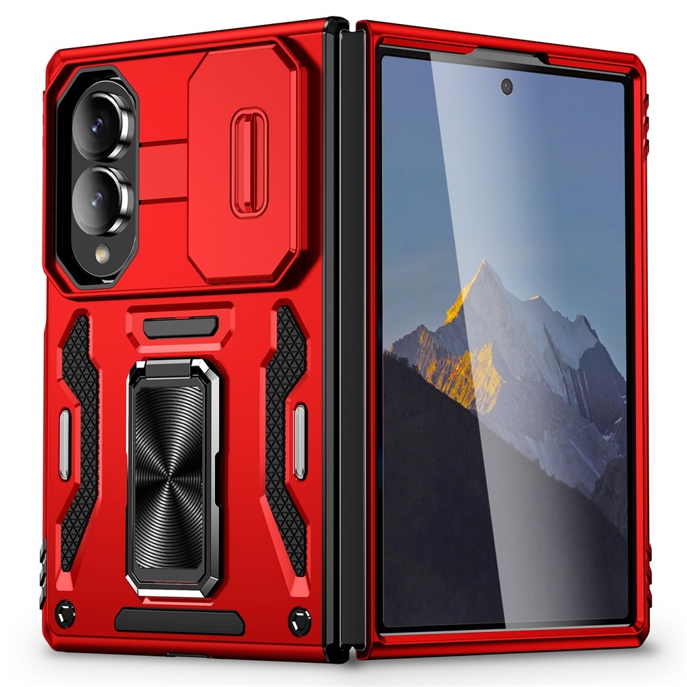 Slide odolný kryt na Samsung Galaxy Z Fold8 5G - červený